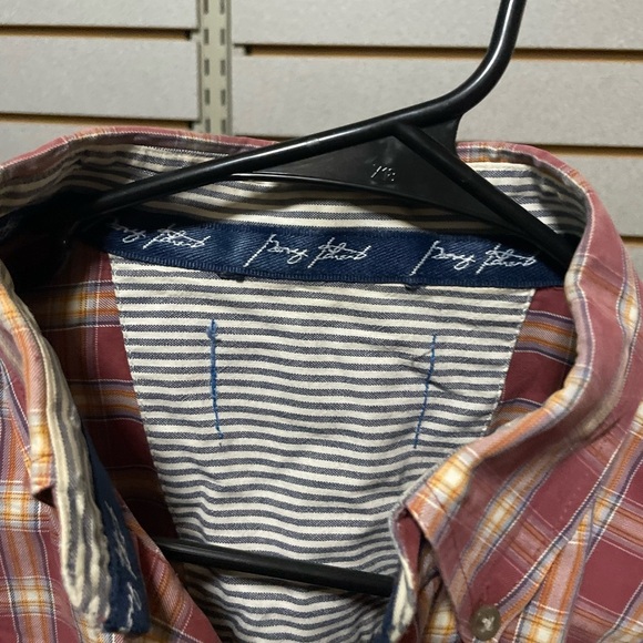 George Strait wrangler Long Sleeve Button Up Western Shirt Sz Large Cowboy Rodeo - Picture 3 of 3